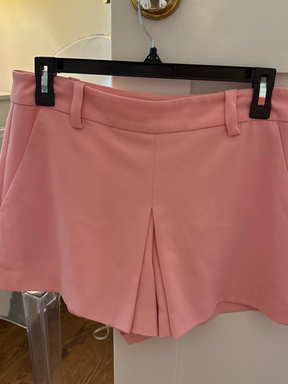 Trina Turk Pink Women's Pleated Front Shorts
